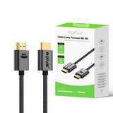 Câble HDMI Rixus RXHU13 Premium 8K 5 m gris sidéral