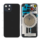 Vitre arrière sans NFC pour Apple iPhone 14, bloc complet de caméra agrandi Midnight Compatible