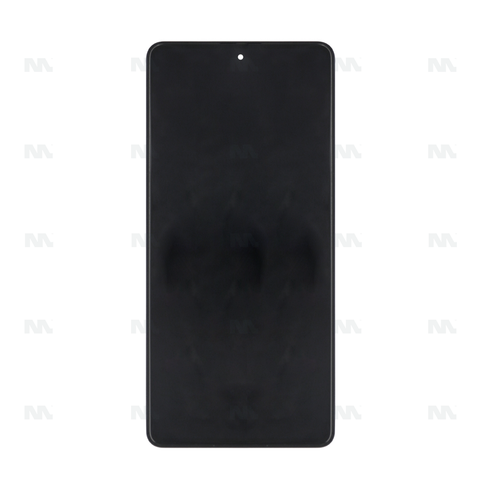 Chassis + Ecran Original OEM + Vitre pour Xiaomi Redmi Note 12 Pro Plus 5G (22101316UG) - Obsidian Black