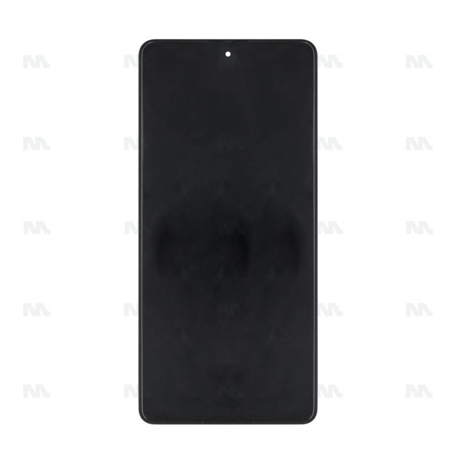 Chassis + Ecran Original OEM + Vitre pour Xiaomi Redmi Note 12 Pro Plus 5G (22101316UG) - Obsidian Black