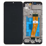 Chassis + Ecran Original OEM + Vitre pour Samsung Galaxy A03s EU A037G - Noir