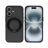 Coque Rixus SnapGrip 360 avec Anneau Support pour Apple iPhone 17 - Noir
