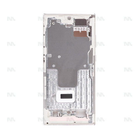 Cadre central pour Samsung Galaxy S23 Ultra S918B – Crème – OEM