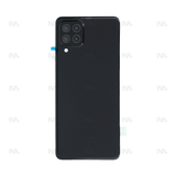 Vitre arrière pour Samsung Galaxy A22 A225 avec objectif - Noir - OEM