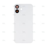Vitre Arrière sans NFC pour Apple iPhone 16 Plus, bloc complet de caméra agrandi Blanc - Compatible