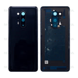 Vitre arrière pour Oneplus 8 Pro avec objectif - Noir onyx - OEM
