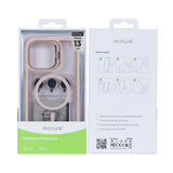 Étui Rixus Classic 03 avec MagSafe pour Apple iPhone 13 Pro rose clair