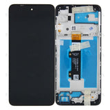 Chassis + Ecran LCD complet pour Motorola Moto E30 / E40 (5D68C19697) (XT2159-3) - Noir