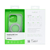 Coque Rixus SnapGrip 360 avec Anneau Support pour Apple iPhone 15 Pro - Blanc