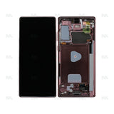 Chassis + Ecran Officiel Service Pack + Vitre pour Samsung Galaxy Note 20 N980F / Note 20 5G N981B - Mystic Bronze