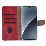 Bibliothèque Rixus pour Xiaomi 15 Pro Rouge foncé