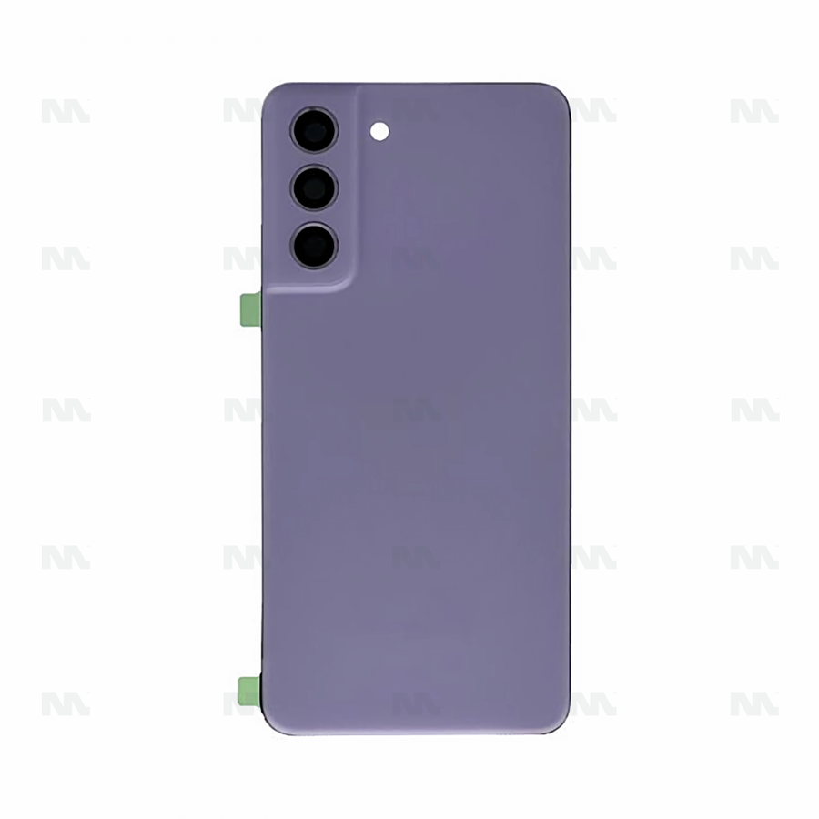 Vitre arrière pour Samsung Galaxy S21 FE G990B avec objectif Lavender OEM