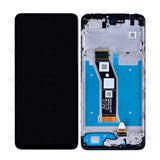 Chassis + Ecran Officiel Service Pack + Vitre pour Motorola Moto G04 (XT2421-2, XT2421-3) - Noir