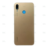 Vitre arrière pour Huawei P20 Lite avec objectif – Platine Or – Original