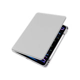 Étui de protection en cuir PU gris pour iPad Air 4, Air 5 10,9, Pro 11 (2020, 2022) et Air 11 (2024)