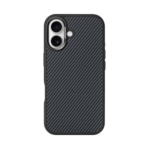 Coque Mag Carbon avec MagSafe pour Apple iPhone 16 Plus – Titanium Black