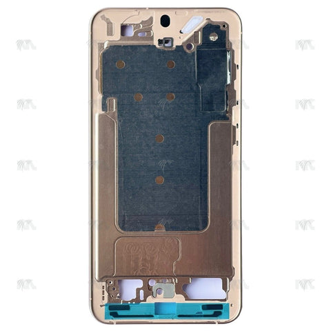 Cadre central rose doré OEM pour Samsung Galaxy S25 Plus S936B