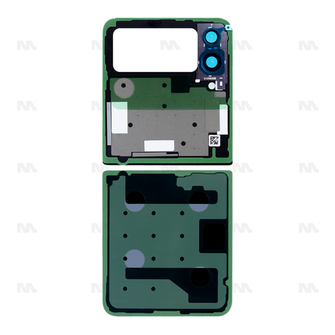 Vitre arrière pour Samsung Galaxy Z Flip4 5G F721B avec objectif graphite OEM