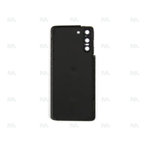 Vitre arrière pour Samsung Galaxy S21 5G G991B avec objectif Phantom Grey OEM