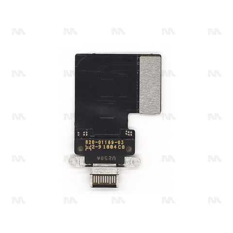 Connecteur de charge Flex Noir Reconditionné pour Apple iPad Pro 11 pouces (2018, 2020), iPad Pro 12,9 pouces (2018, 2020)