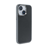 Rixus Mag Carbon avec MagSafe pour Apple iPhone 15 Plus Gris titane
