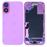 Boîtier avec petites pièces pour Apple iPhone 16 – Rose – OEM