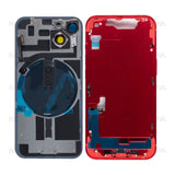 Boîtier pour Apple iPhone 14 avec petites pièces rouges OEM