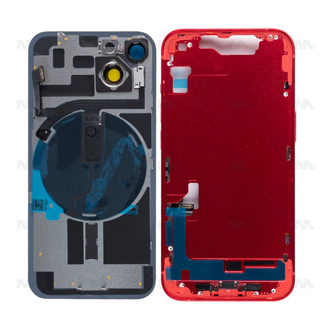 Boîtier pour Apple iPhone 14 avec petites pièces rouges OEM
