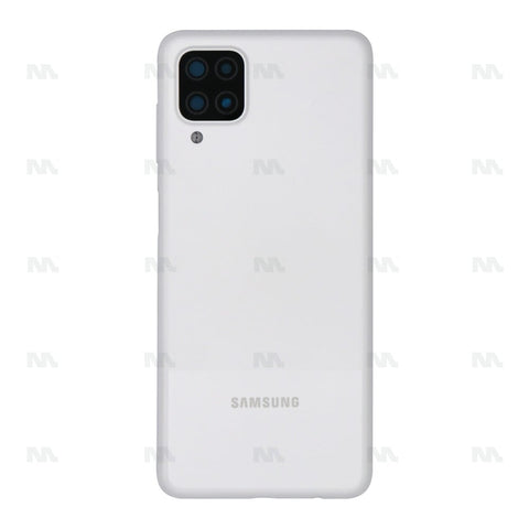 Vitre Arrière avec Lentille Original OEM pour Samsung Galaxy A12 Nacho A127F - Blanc