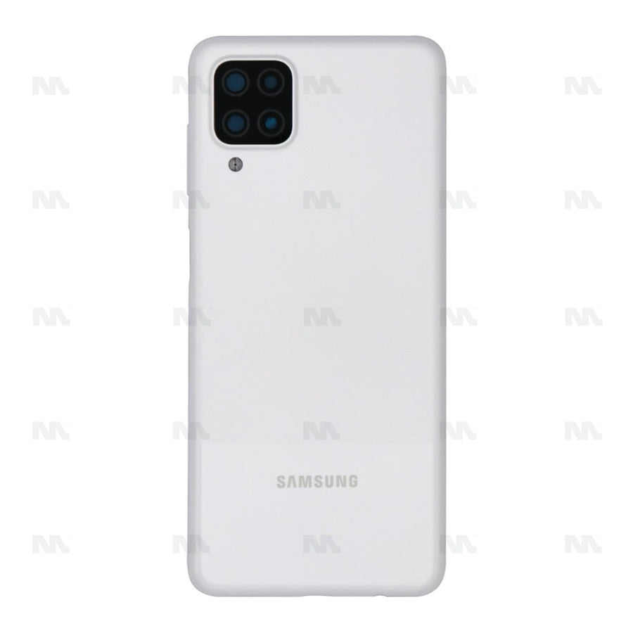 Vitre Arrière avec Lentille Original OEM pour Samsung Galaxy A12 Nacho A127F - Blanc