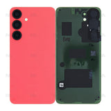 Vitre arrière pour Samsung Galaxy S25 Plus S936B avec objectif rouge corail Original