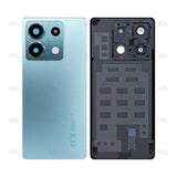 Vitre arrière pour Xiaomi Redmi Note 13 Pro 5G avec objectif bleu sarcelle OEM