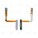 Capteur d'empreintes digitales Samsung Galaxy Z Flip6 F741B Nappe On/Off avec bouton d'alimentation Silver Shadow OEM