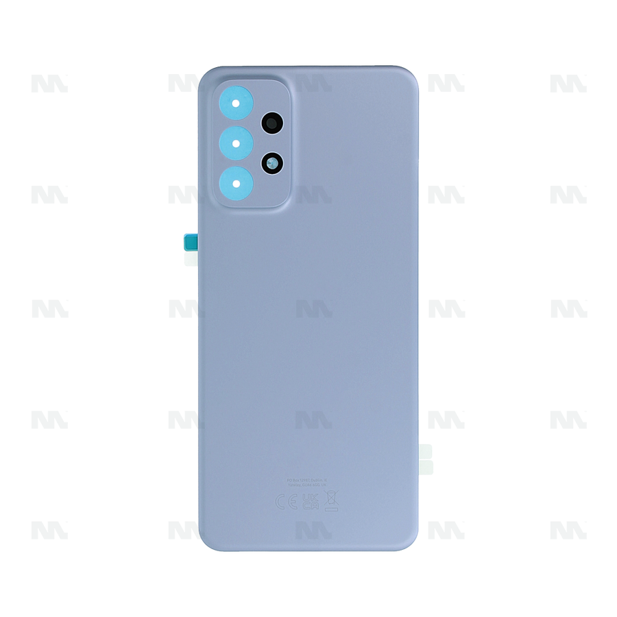 Vitre arrière pour Samsung Galaxy A23 5G A236B avec objectif bleu OEM
