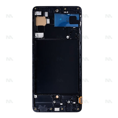 Chassis + Ecran Incell - Original Service Pack pour Samsung Galaxy A71 4G A715F - Noir