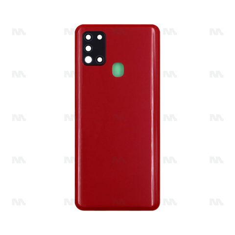 Vitre arrière pour Samsung Galaxy A21s A217F avec objectif rouge OEM