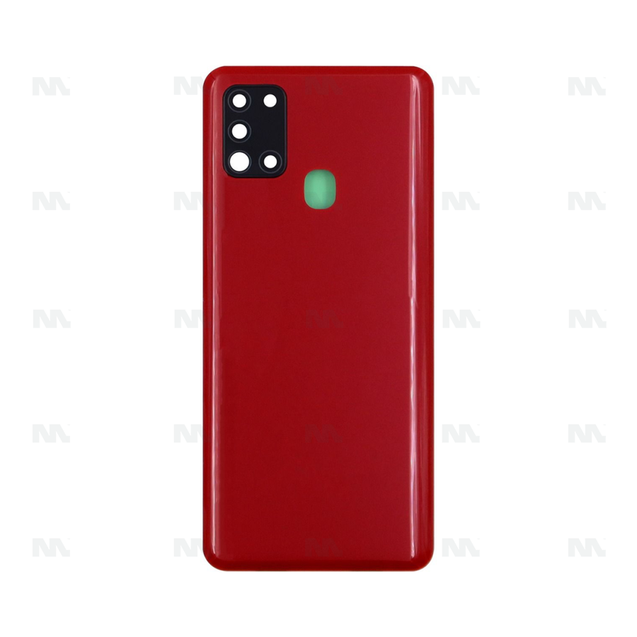 Vitre arrière pour Samsung Galaxy A21s A217F avec objectif rouge OEM