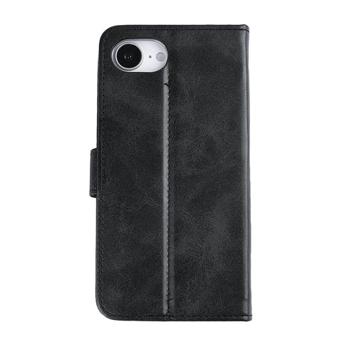 Rixus Bookcase pour Apple iPhone 16e Noir