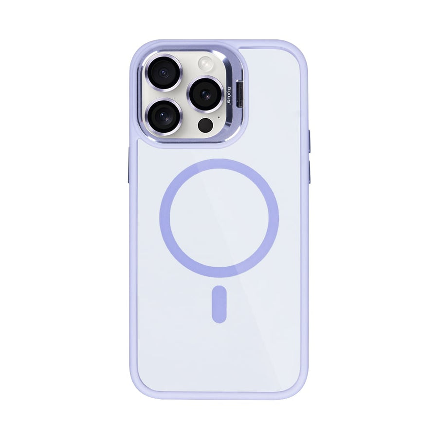 Étui Rixus Classic 03 avec MagSafe pour Apple iPhone 15 Pro Max violet clair