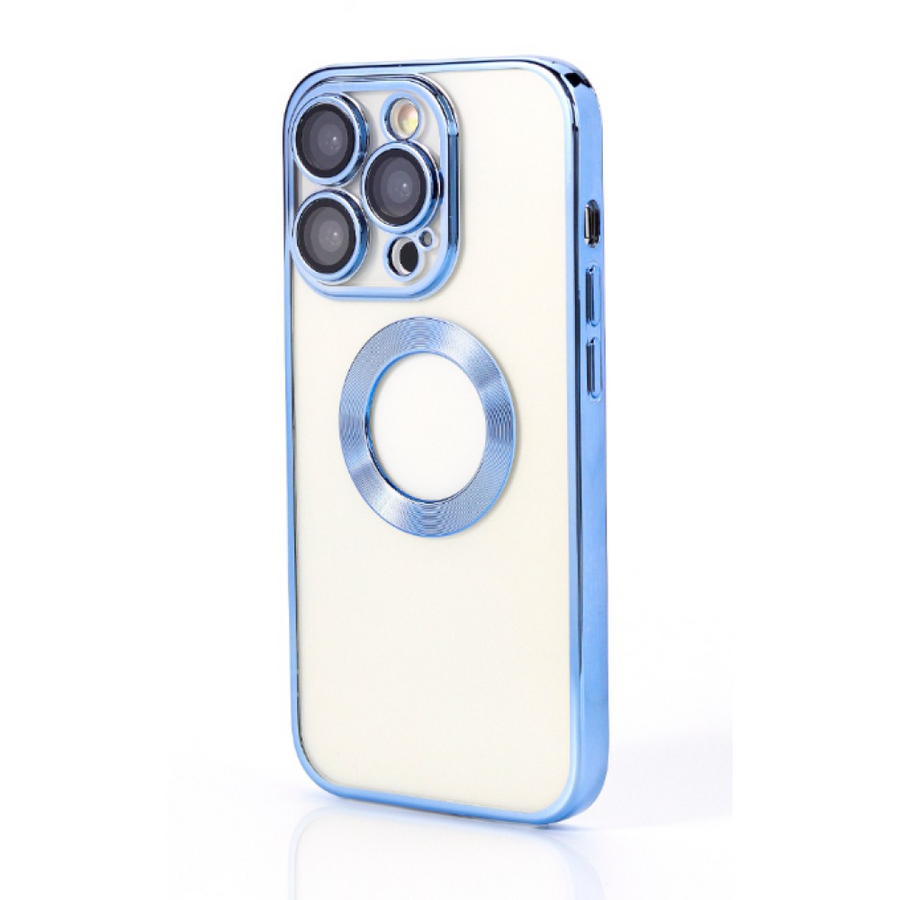 Étui en TPU brillant pour iPhone 14 - Transparent Sierra