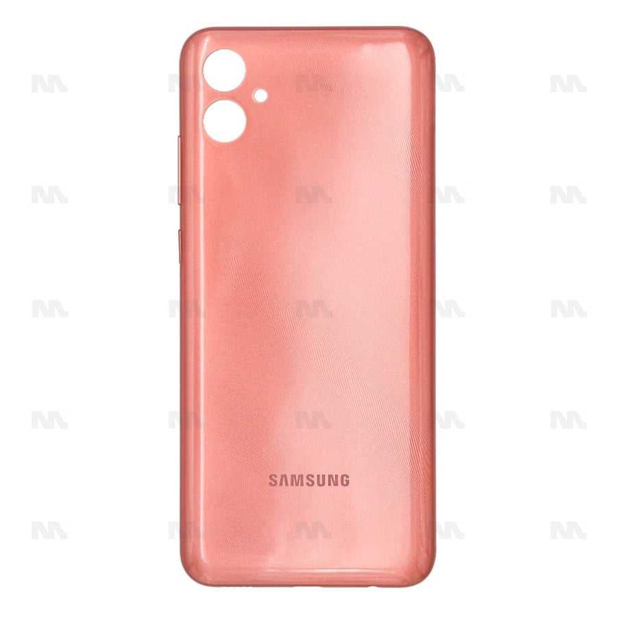 Vitre arrière pour Samsung Galaxy A04e A042F avec lentille cuivrée OEM