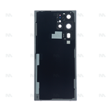 Vitre arrière pour Samsung Galaxy S22 Ultra S908B avec objectif graphite OEM