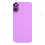 Vitre Arrière avec NFC, cadre d'appareil photo agrandi pour Apple iPhone 16 Plus – Rose – Reconditionné