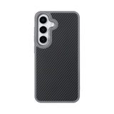 Coque Rixus Mag Carbon Compatible MagSafe pour Samsung Galaxy S26 - Gris Titane