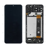 Chassis + Ecran Officiel Service Pack + Vitre pour Samsung Galaxy M23 5G M236B (CSOT Flex Version) - Noir