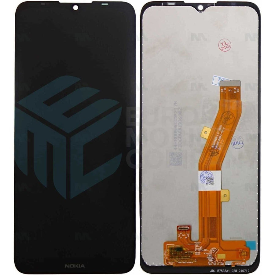 Ecran LCD complet + Vitre pour Nokia C10 / C20 (TA-1342) (TA-1352) - Noir