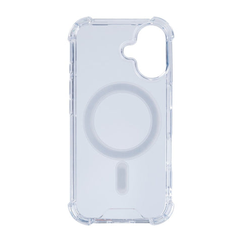 Étui anti-éclatement Rixus avec MagSafe pour Apple iPhone 16 Plus transparent