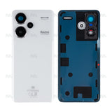 Vitre arrière pour Xiaomi Redmi Note 13 Pro Plus 5G avec objectif, blanc clair de lune, OEM