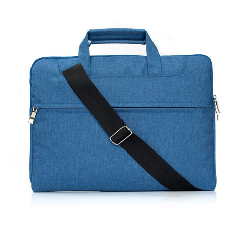 Housse pour ordinateur portable avec bandoulière 15, 16,2 pouces Bleu denim