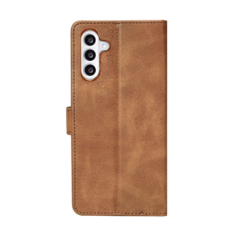 Bibliothèque Rixus pour Samsung Galaxy A56 Marron clair
